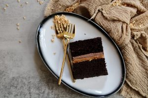 Luxury contemporary wedding cake with textured design